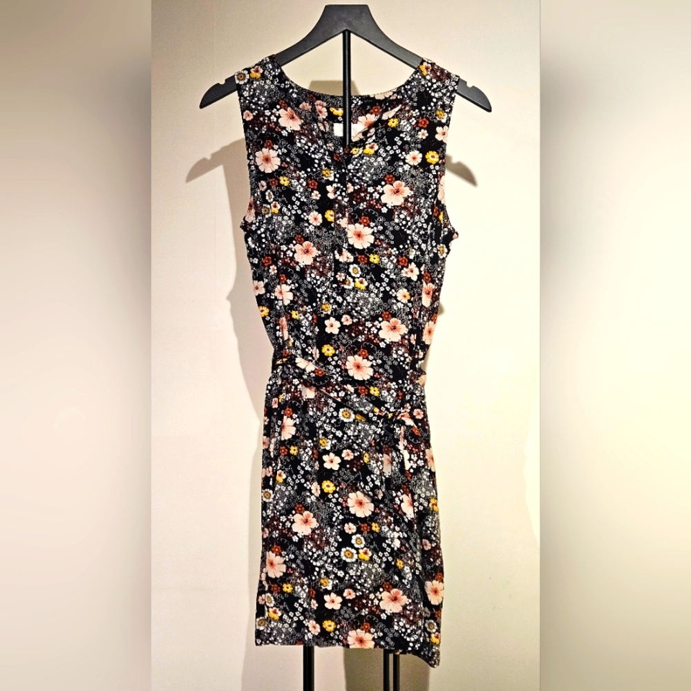 LOFT Sleeveles Floral Dress